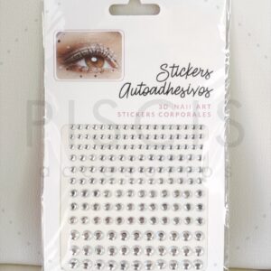 Plancha strass, plateada.