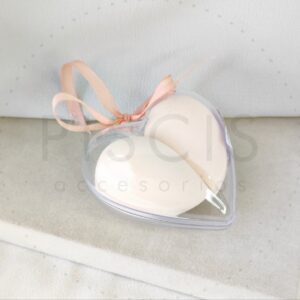 Pack x2 esponjas naranja pastel, con estuche.