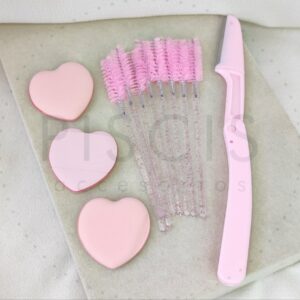 Set de belleza, rosa.