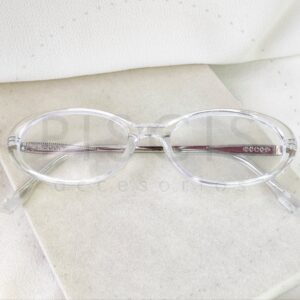 Marcos lentes, transparentes.