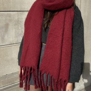 Bufandon nube, bordo.