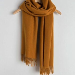 Bufandon lanilla, camel 2.