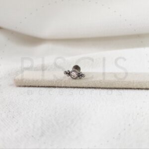 Labret strass + 6 bolitas.