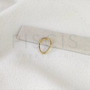 Piercing clicker, gota dorado