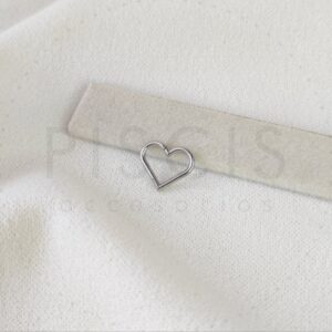 Piercing clicker, corazón.