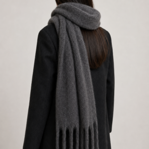 Bufandon nube, gris oscuro.