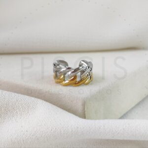 Anillo cadena regulable, combinado.