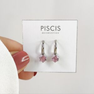 Arg. Annie strass rosa, plateadas.