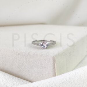 Anillo Lucero, plateado.