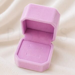 Caja Anillo rosa, doble ranura.