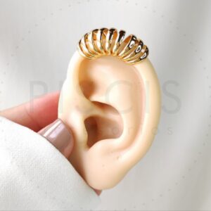 Falso cuff superior, dorado.