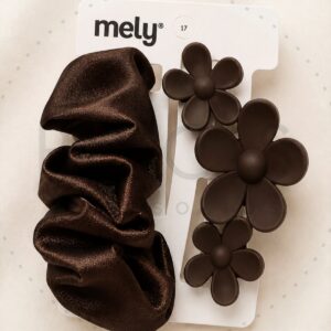 Gancho + Scrunchie, chocolate.