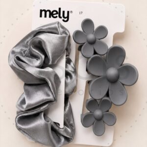 Gancho + Scrunchie, gris.