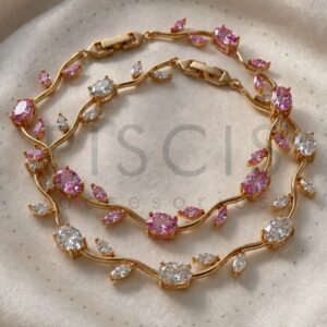 Pulsera Tulipán, dorada.