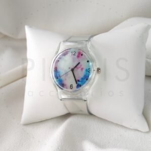 Reloj colourpop, goma.